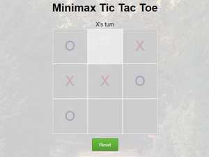 Angular Tic Tac Toe & Minimax AI